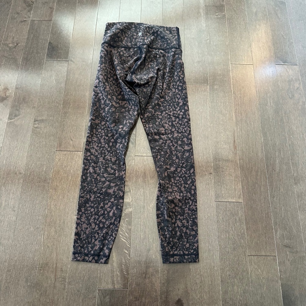 Lululemon Womens Wunder Under High Rise Brown Wild Thing Camo Luxtreme 25" 4